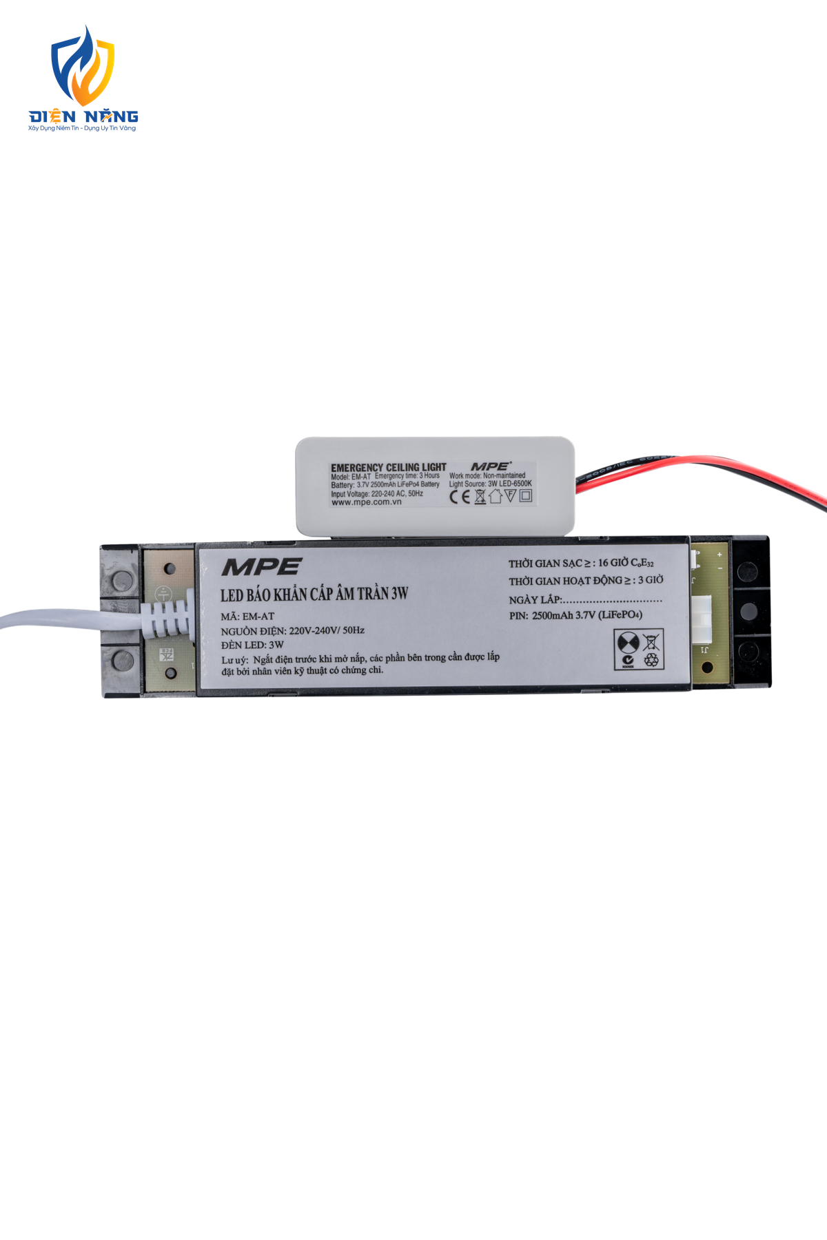 LED downlight âm trần khẩn cấp 3W mã EM-AT - anh 4