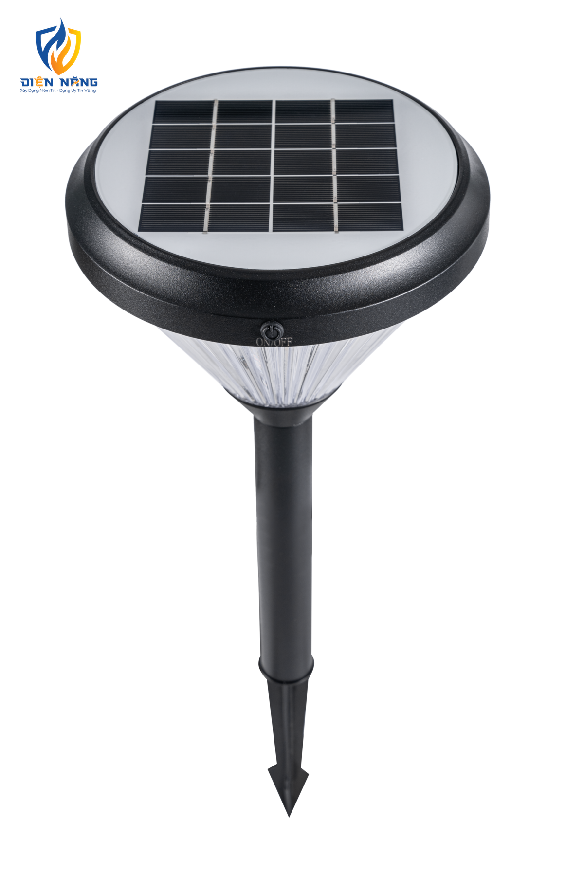 Đèn sân vườn năng lượng mặt trời, cắm đất, cao 50cm 2W ánh sáng vàng SLL-50V