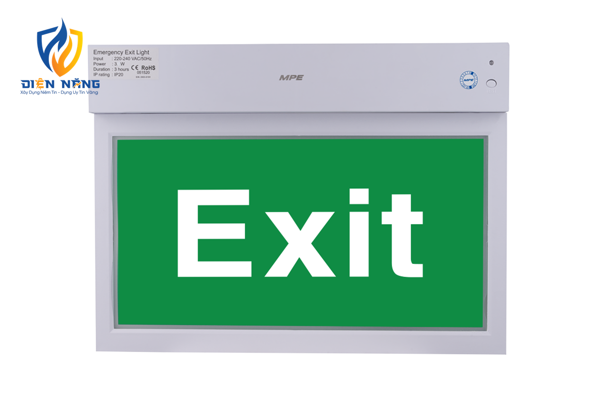 LED Exit đa năng đèn báo 1 mặt 3W - EX/M