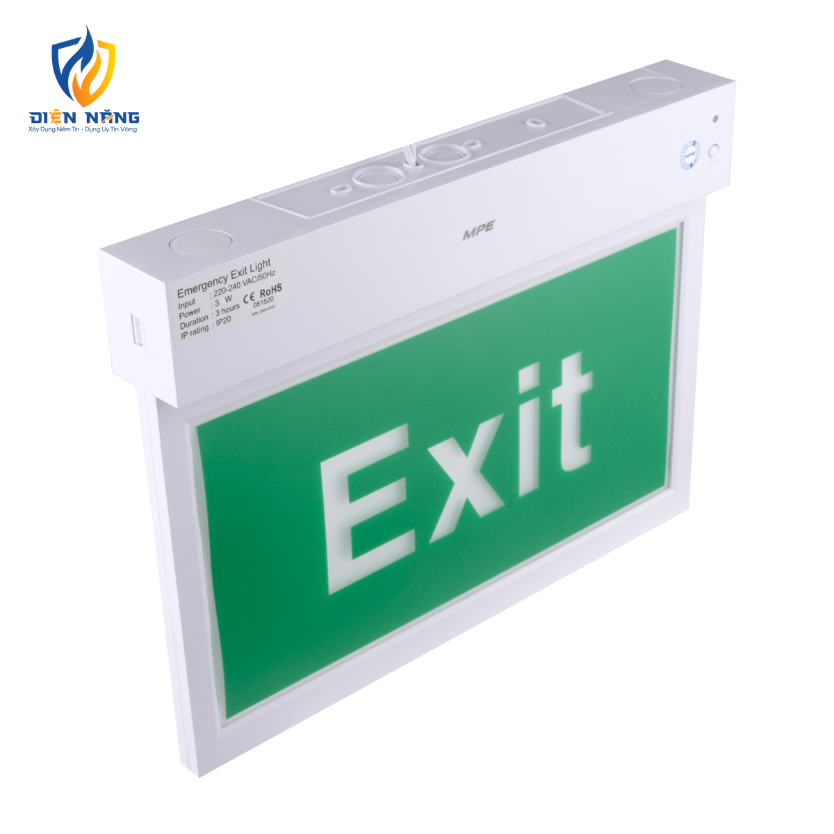 LED Exit đa năng đèn báo 1 mặt 3W - EX/M - anh 2