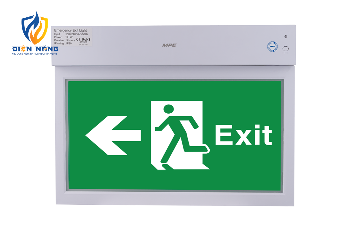 LED Exit đa năng đèn báo 1 mặt trái 3W - EXL/M