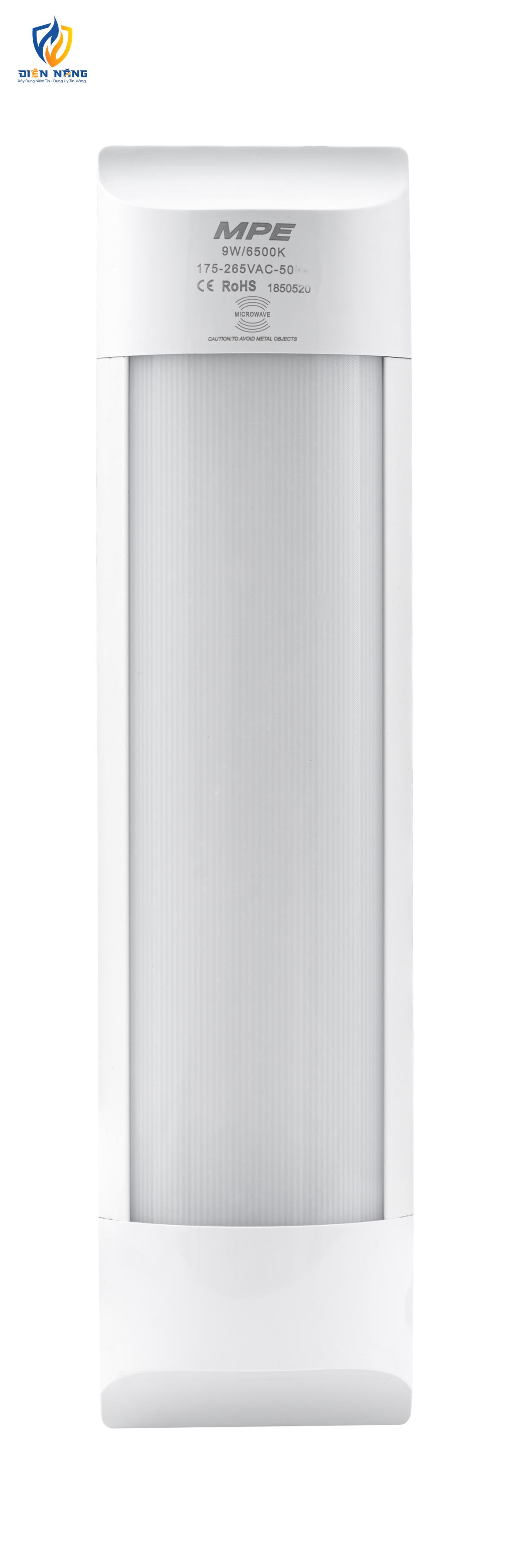 LED Bán Nguyệt thân đèn nhôm-nhựa 9W cảm biến chuyển động BN-9T/MS - anh 2