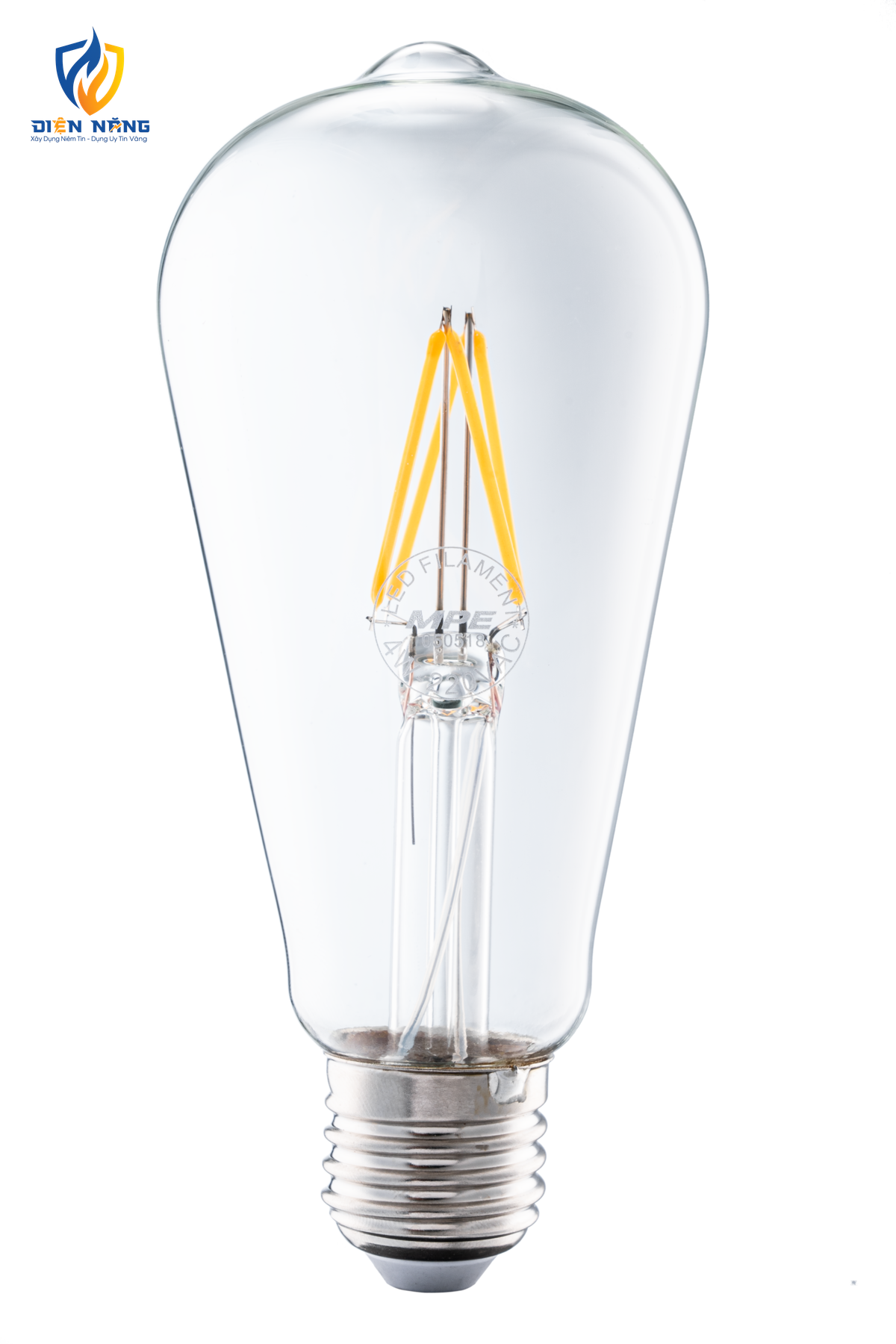 LED Bulb Filament 4W ánh sáng vàng FLM-4/ST64