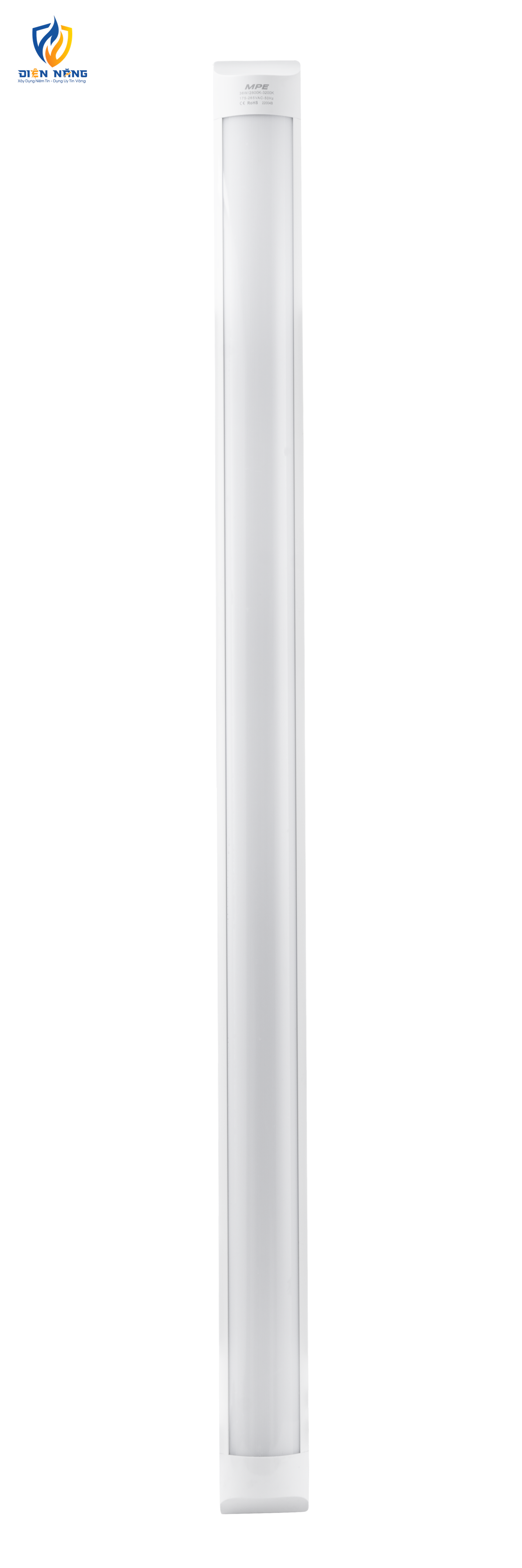 LED Bán Nguyệt thân đèn nhựa 36W ánh sáng vàng BN-36V - anh 2
