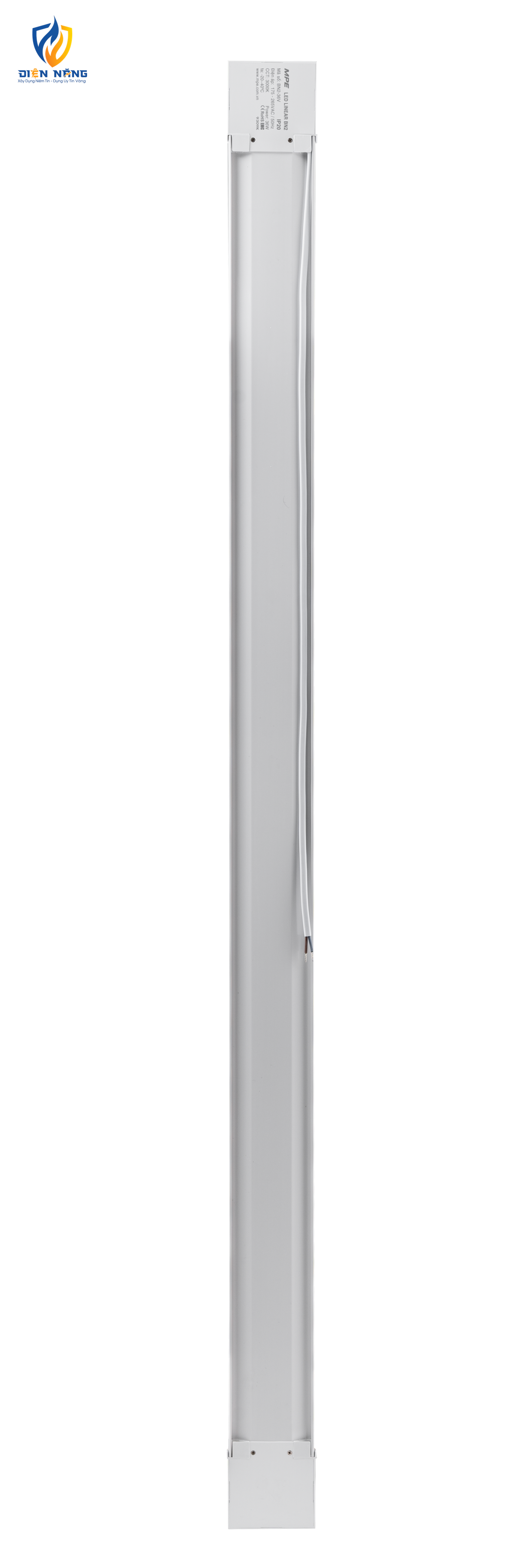 LED Bán Nguyệt thân đèn nhựa 36W ánh sáng vàng BN2-36V - anh 3