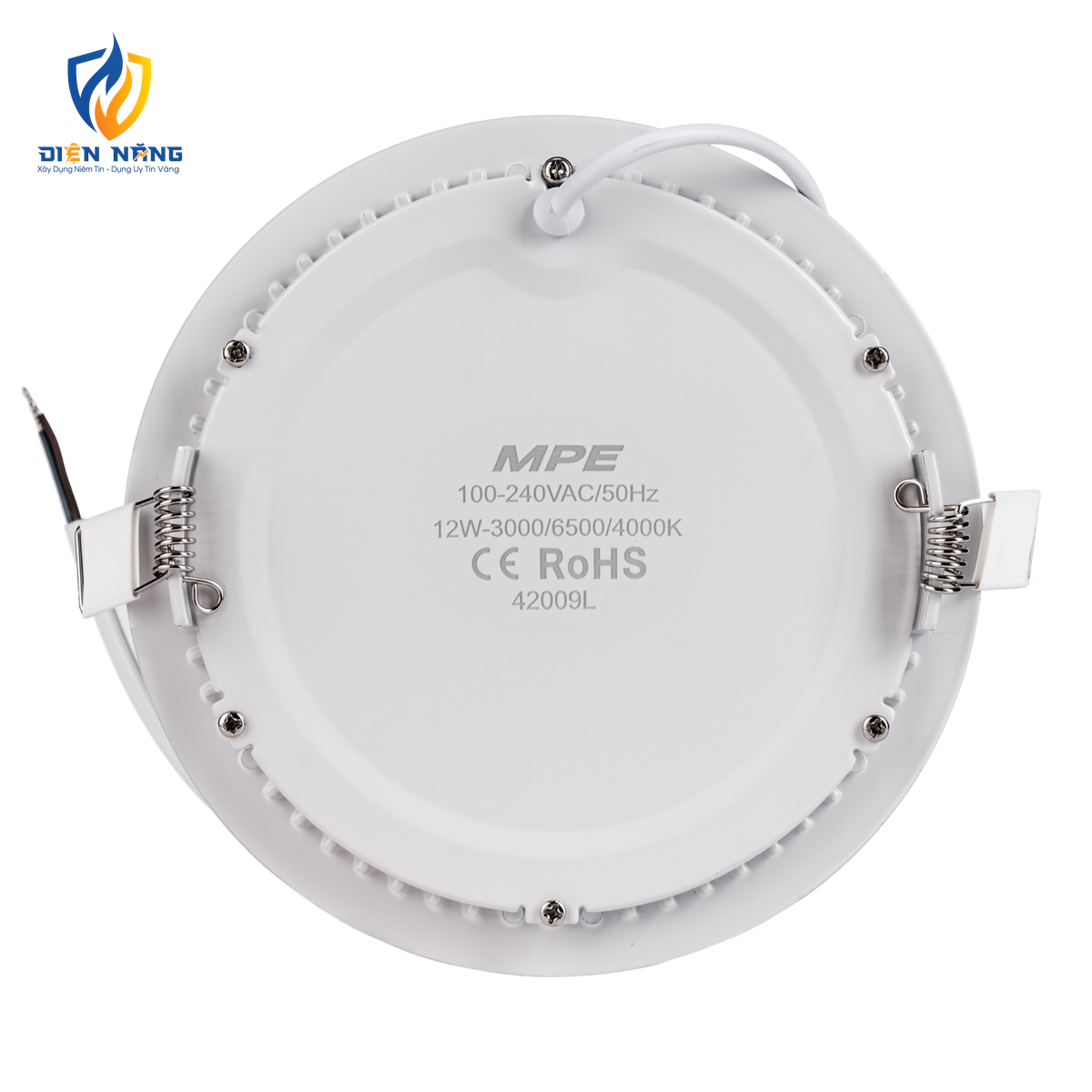 LED Panel âm trần nhôm mặt tròn 12W - 3 chế độ màu RPL-12/3C - anh 3