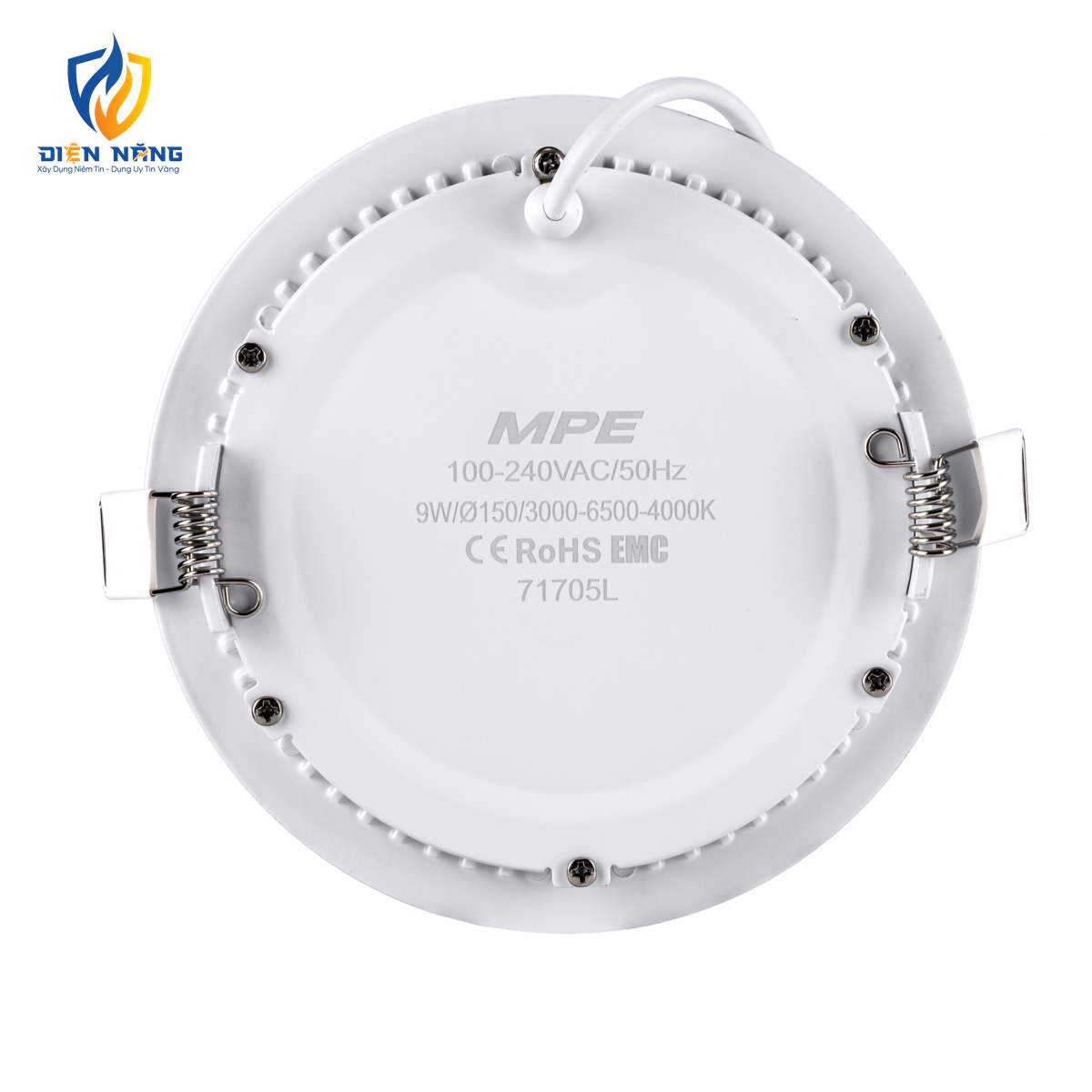 LED Panel âm trần nhôm mặt tròn 9W - 3 chế độ màu RPL-9/3C - anh 3