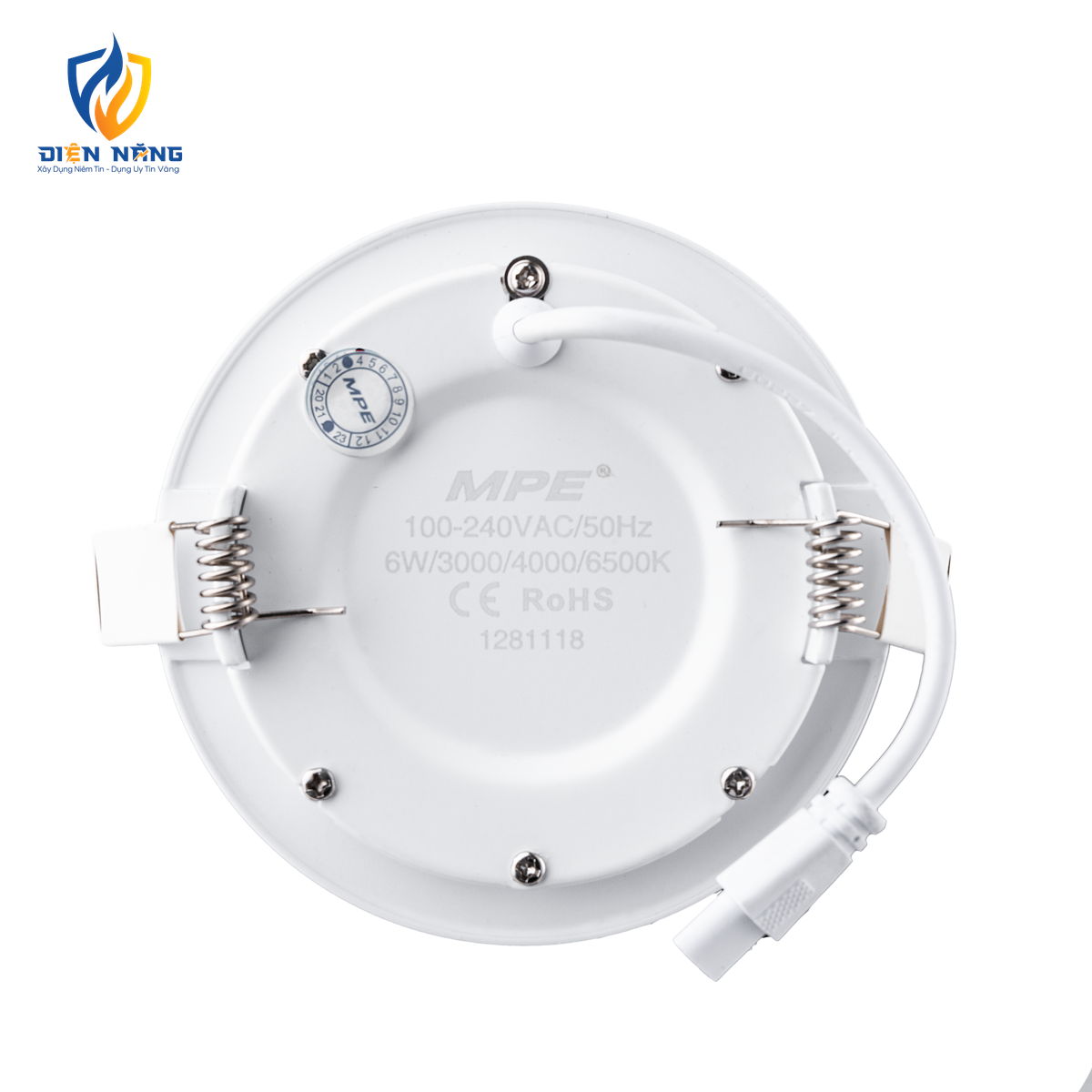 LED Panel âm trần nhôm mặt tròn 6W phi nhỏ - 3 chế độ màu RPL-6S-3C - anh 3