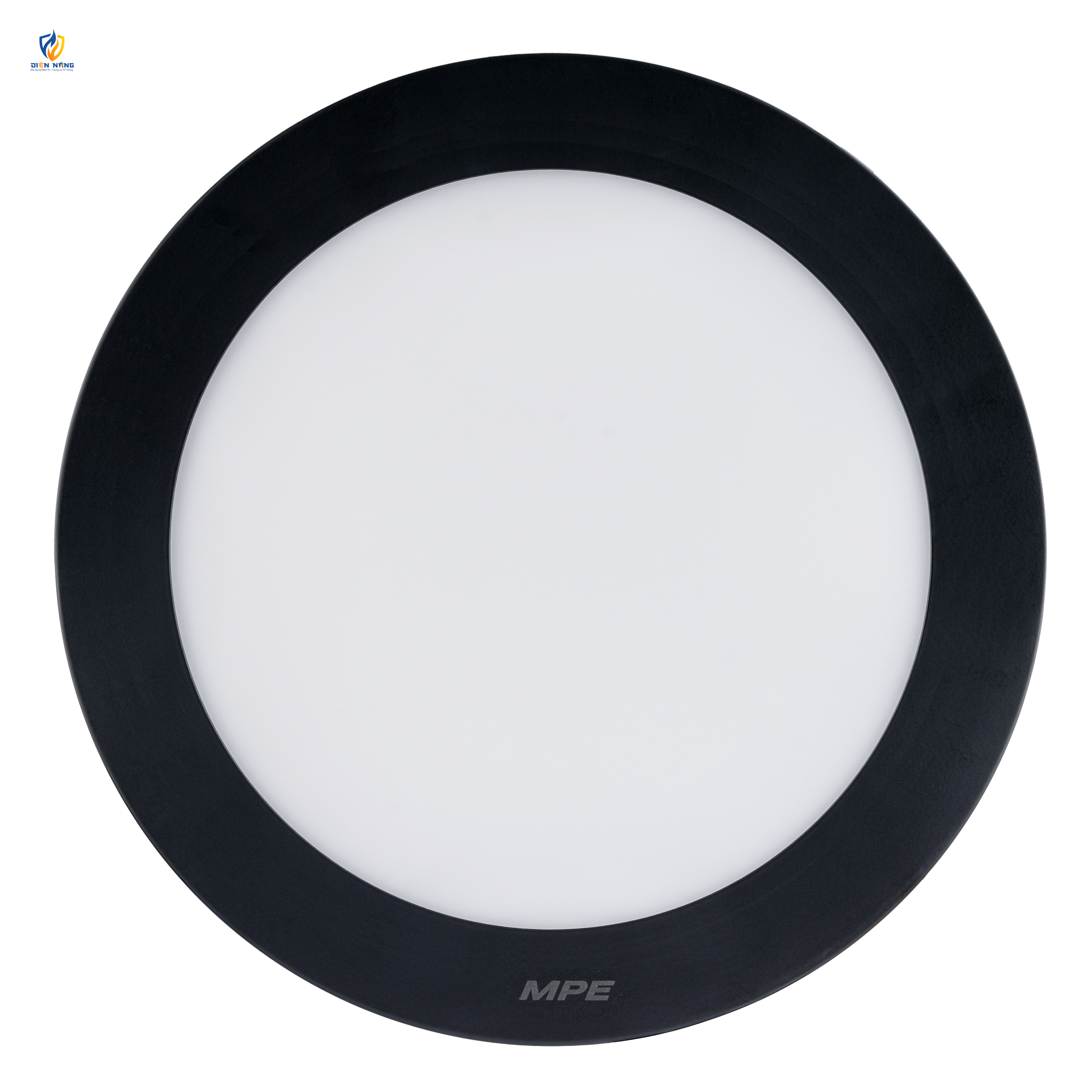 LED Panel ốp nổi nhựa đen, mặt tròn 12W - 3 chế độ màu SRPLB2-12/3C - anh 2