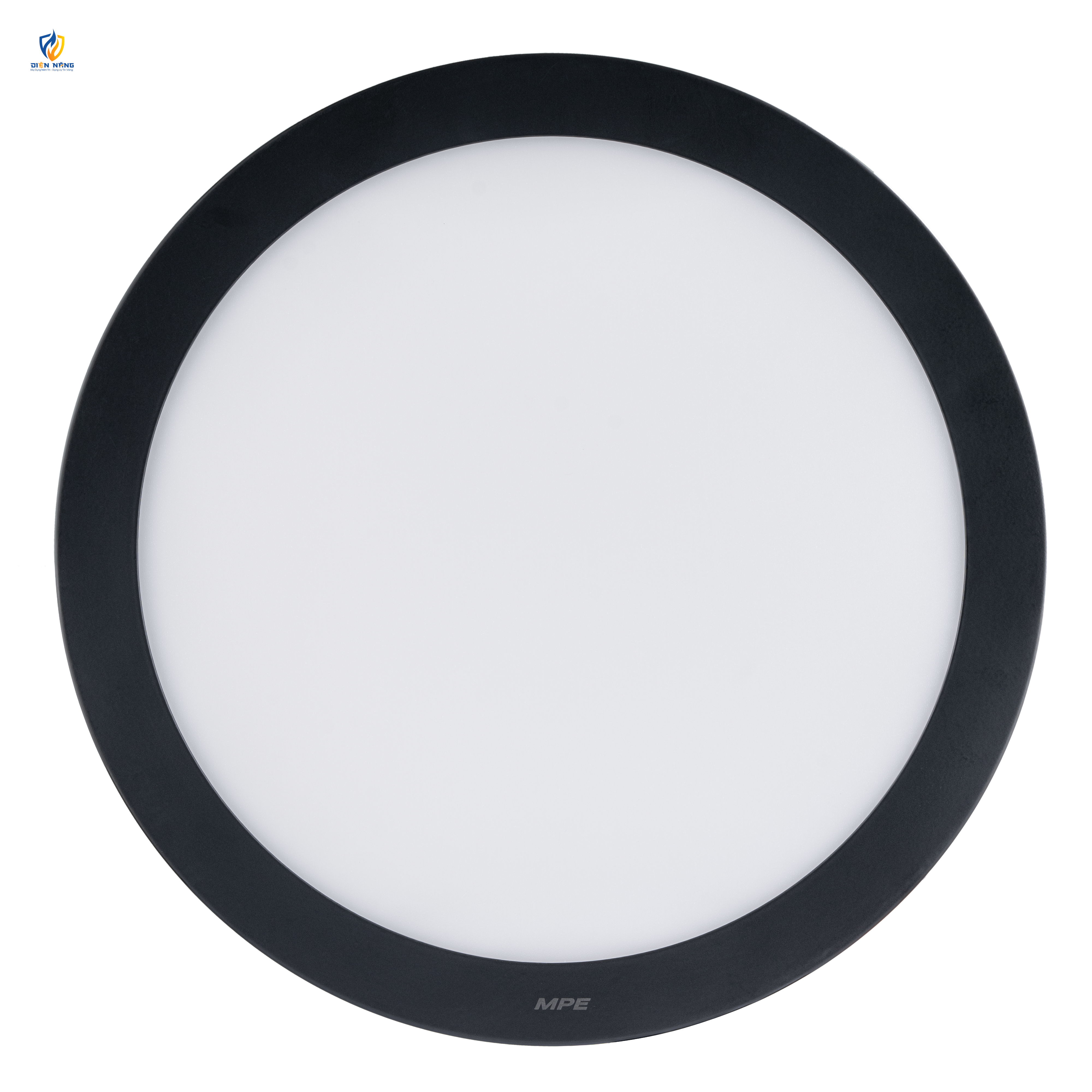 LED Panel ốp nổi nhựa đen, mặt tròn 24W ánh sáng trắng SRPLB2-24T - anh 2