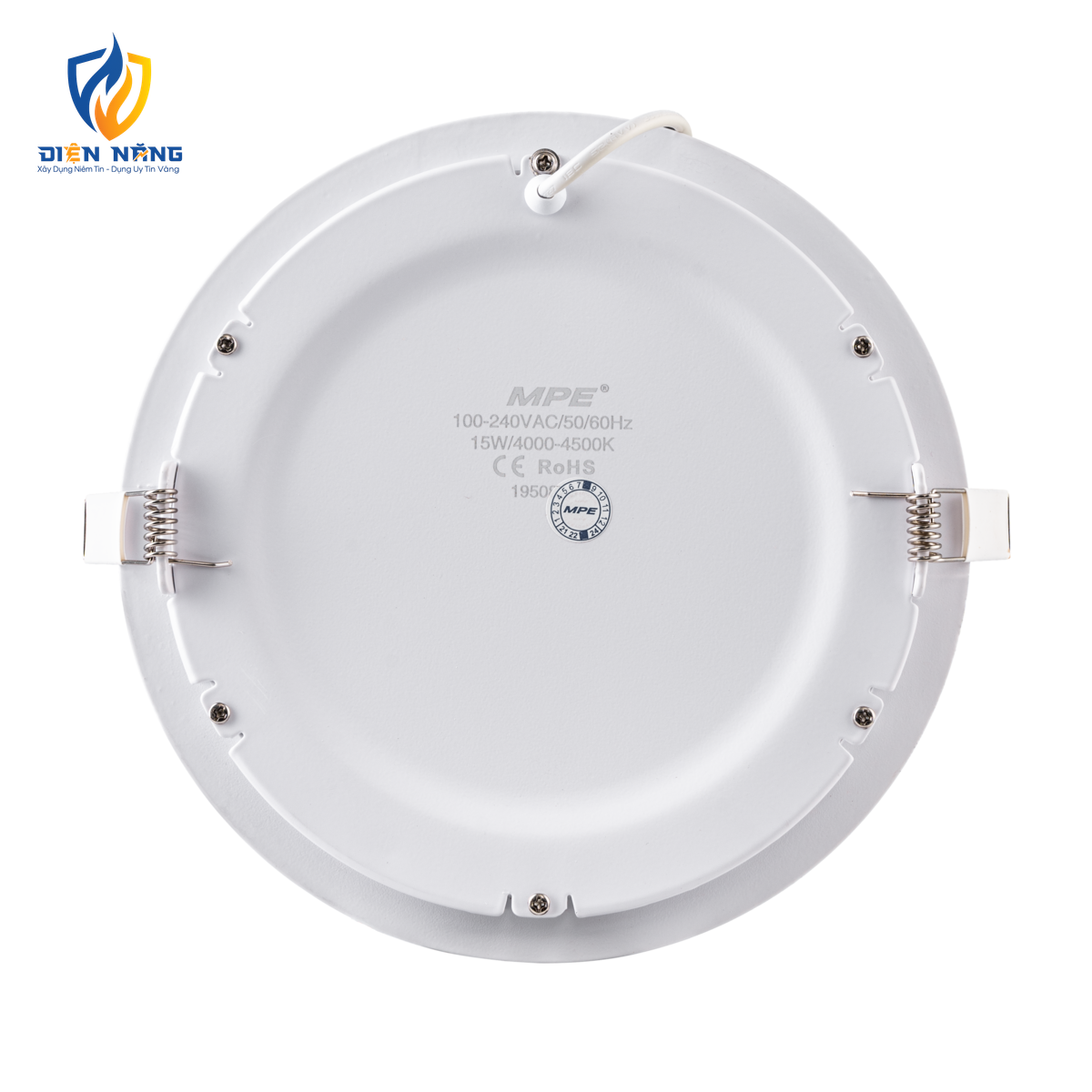 LED Panel âm trần nhôm mặt tròn 15W ánh sáng trung tính RPL-15N - anh 3