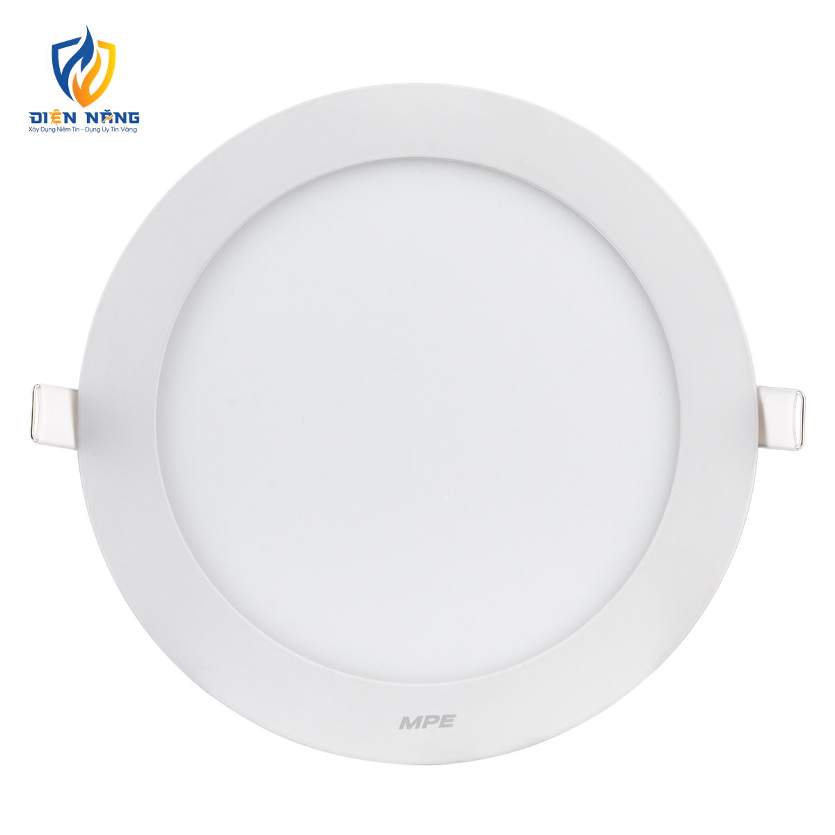 LED Panel âm trần nhôm mặt tròn 15W ánh sáng vàng RPL-15V