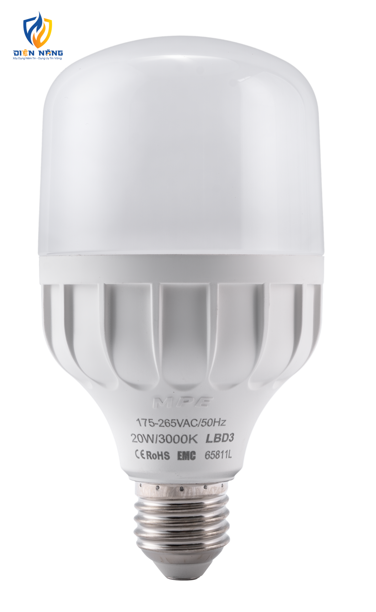 LED Bulb chống ẩm 20W ánh sáng vàng LBD3-20V