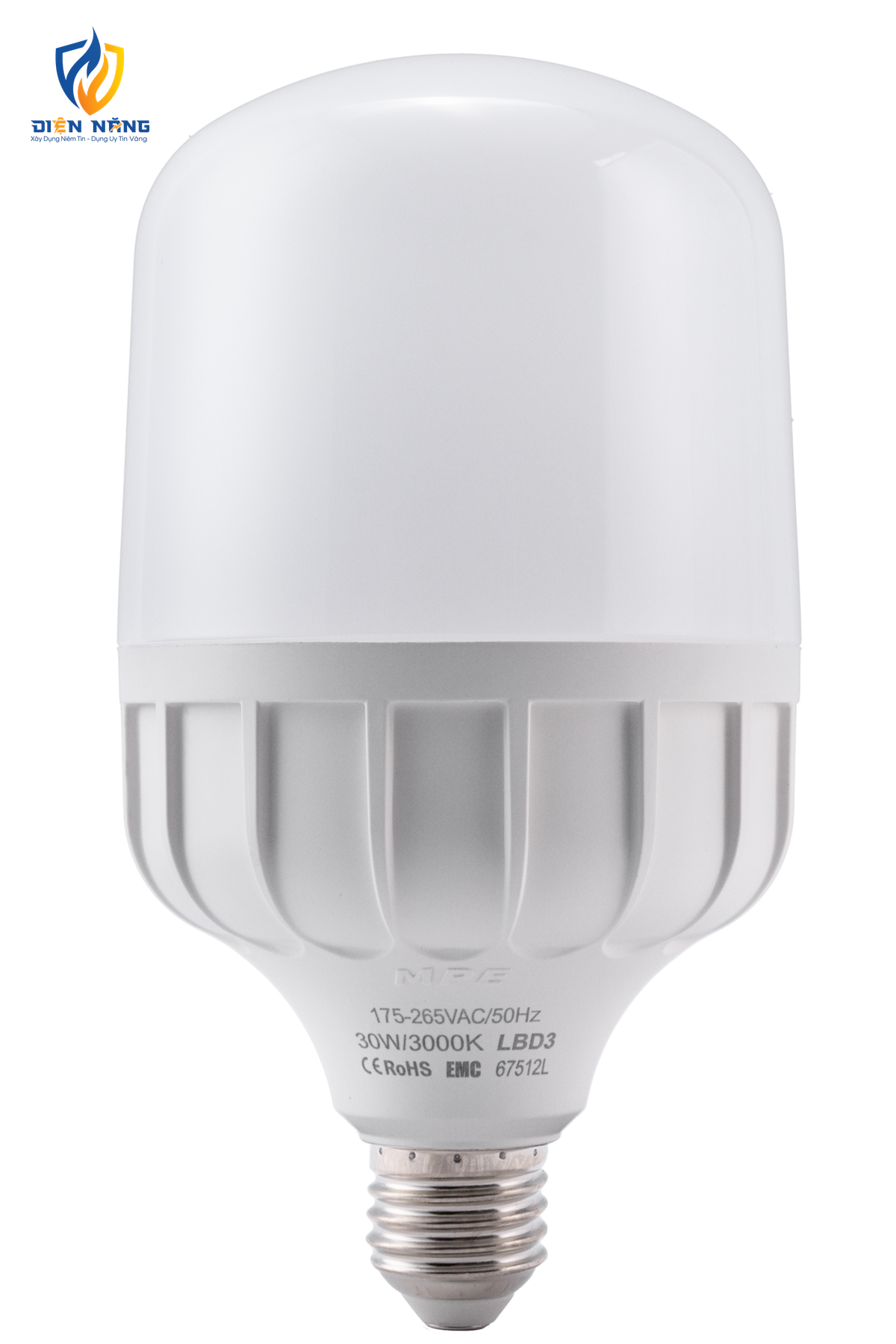 LED Bulb chống ẩm 30W ánh sáng vàng LBD3-30V