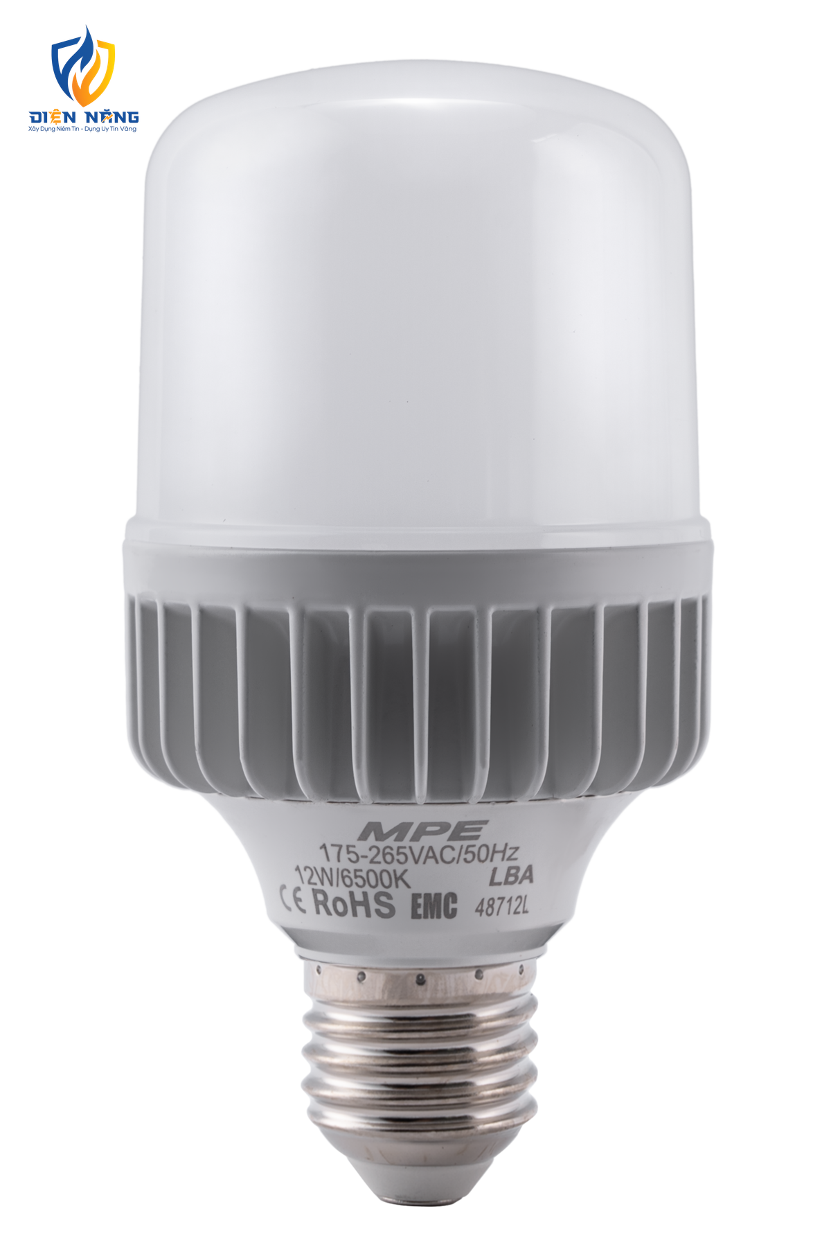 LED Bulb thân nhôm 12W ánh sáng trắng LBA-12T