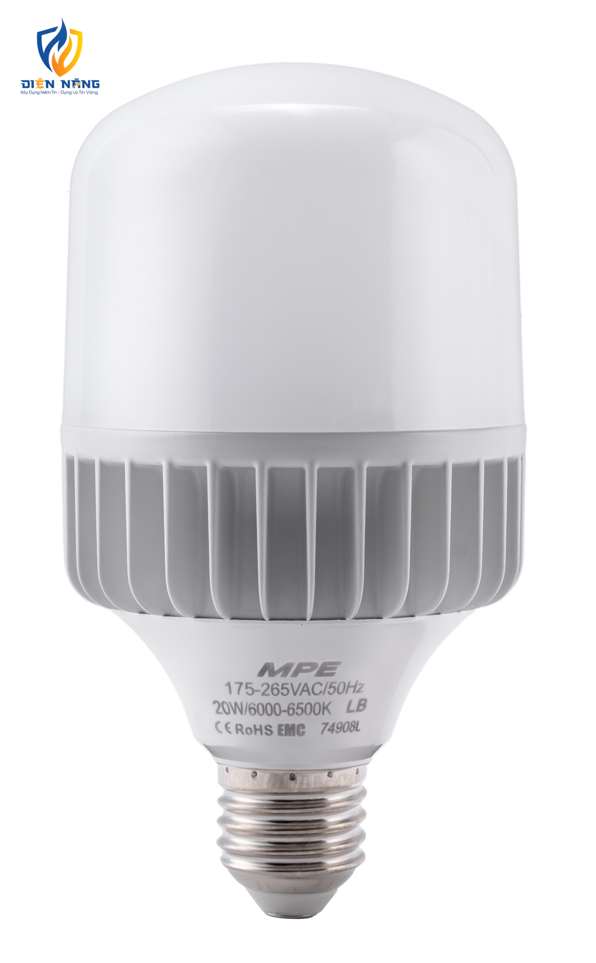 LED Bulb thân nhôm 20W ánh sáng trắng LB-20T
