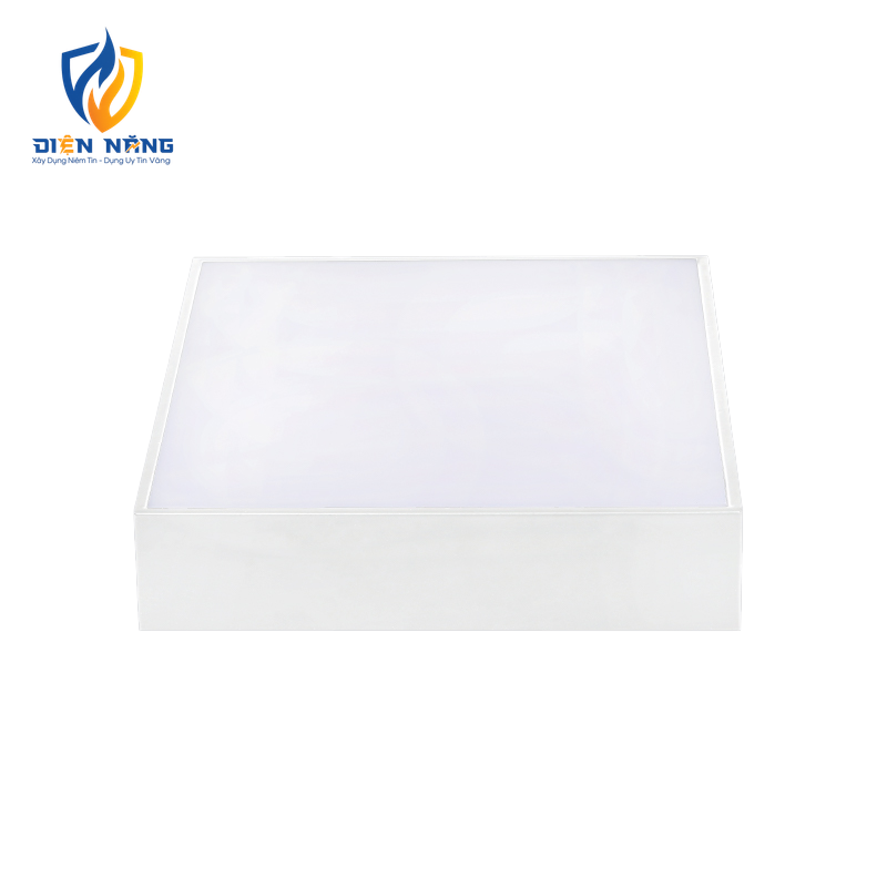 LED Downlight ốp nổi tràn viền trắng, mặt vuông 24W ánh sáng trung tính SSDL-24N - anh 2