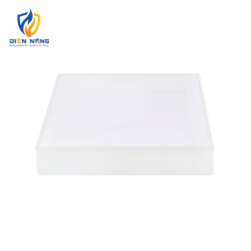 LED Downlight ốp nổi tràn viền trắng, mặt vuông 32W ánh sáng trung tính SSDL-32N - anh 2
