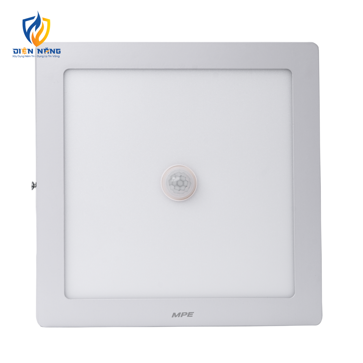 LED Panel ốp nổi nhôm, mặt vuông, cảm biến chuyển động 18W ánh sáng trắng SSPL-18T/MS