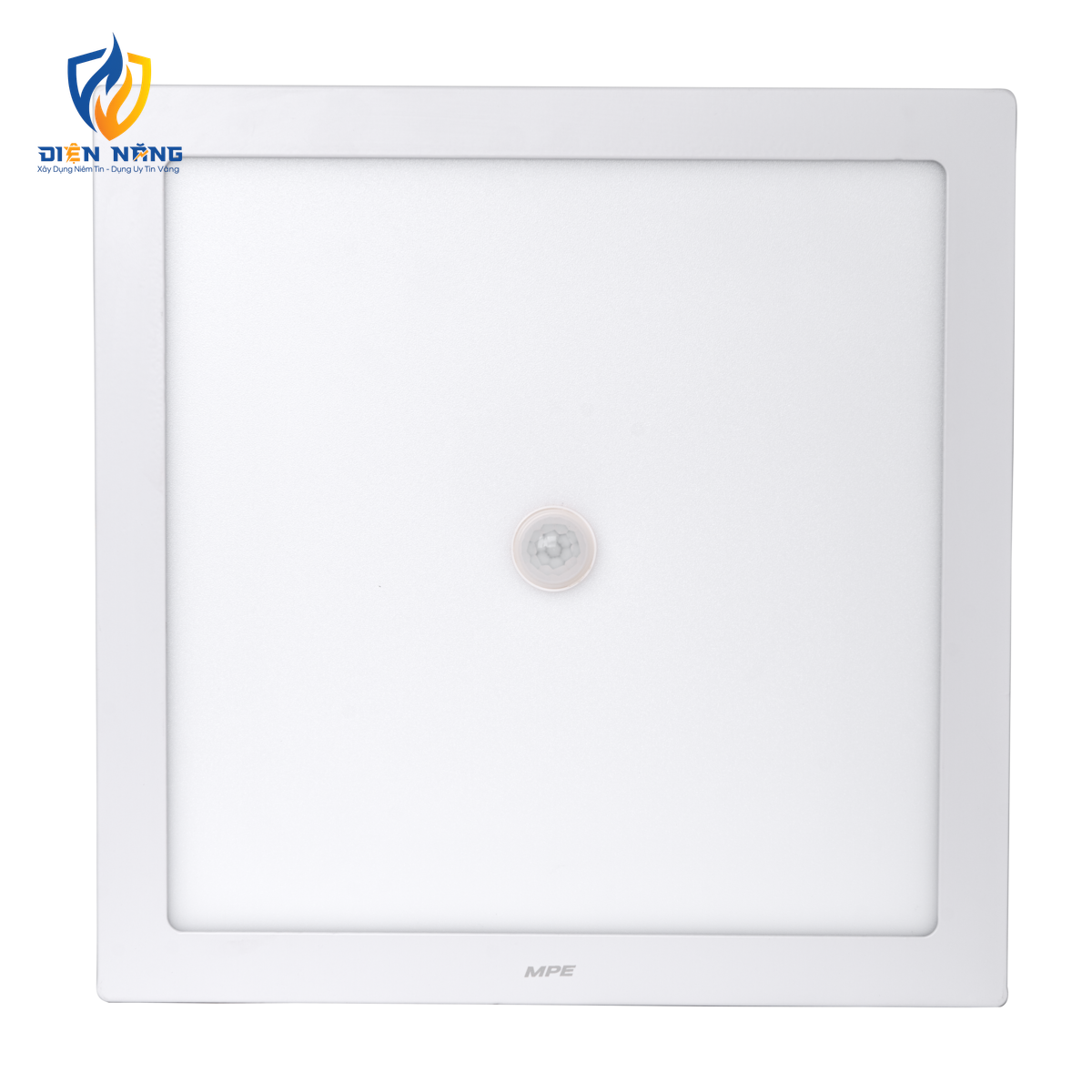 LED Panel ốp nổi nhôm, mặt vuông, cảm biến chuyển động 24W ánh sáng trắng SSPL-24T/MS
