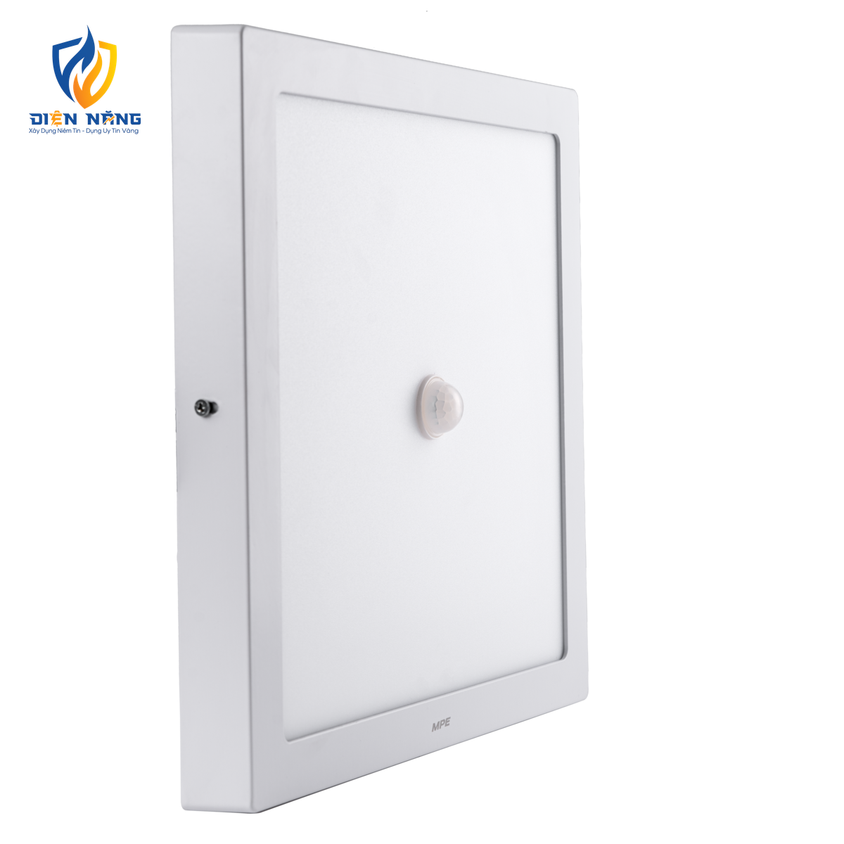 LED Panel ốp nổi nhôm, mặt vuông, cảm biến chuyển động 24W ánh sáng trắng SSPL-24T/MS - anh 2