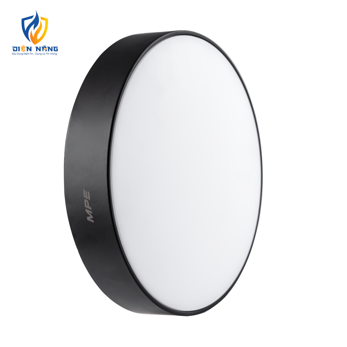 LED Downlight ốp nổi tràn viền đen, mặt tròn 32W ánh sáng trắng SRDLB-32T - anh 2