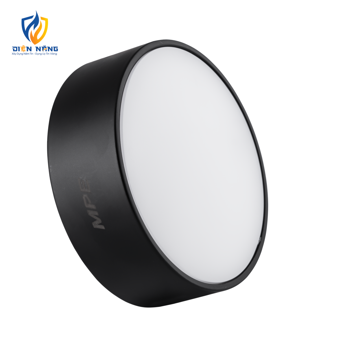 LED Downlight ốp nổi tràn viền đen, mặt tròn 16W ánh sáng trắng SRDLB-16T - anh 2