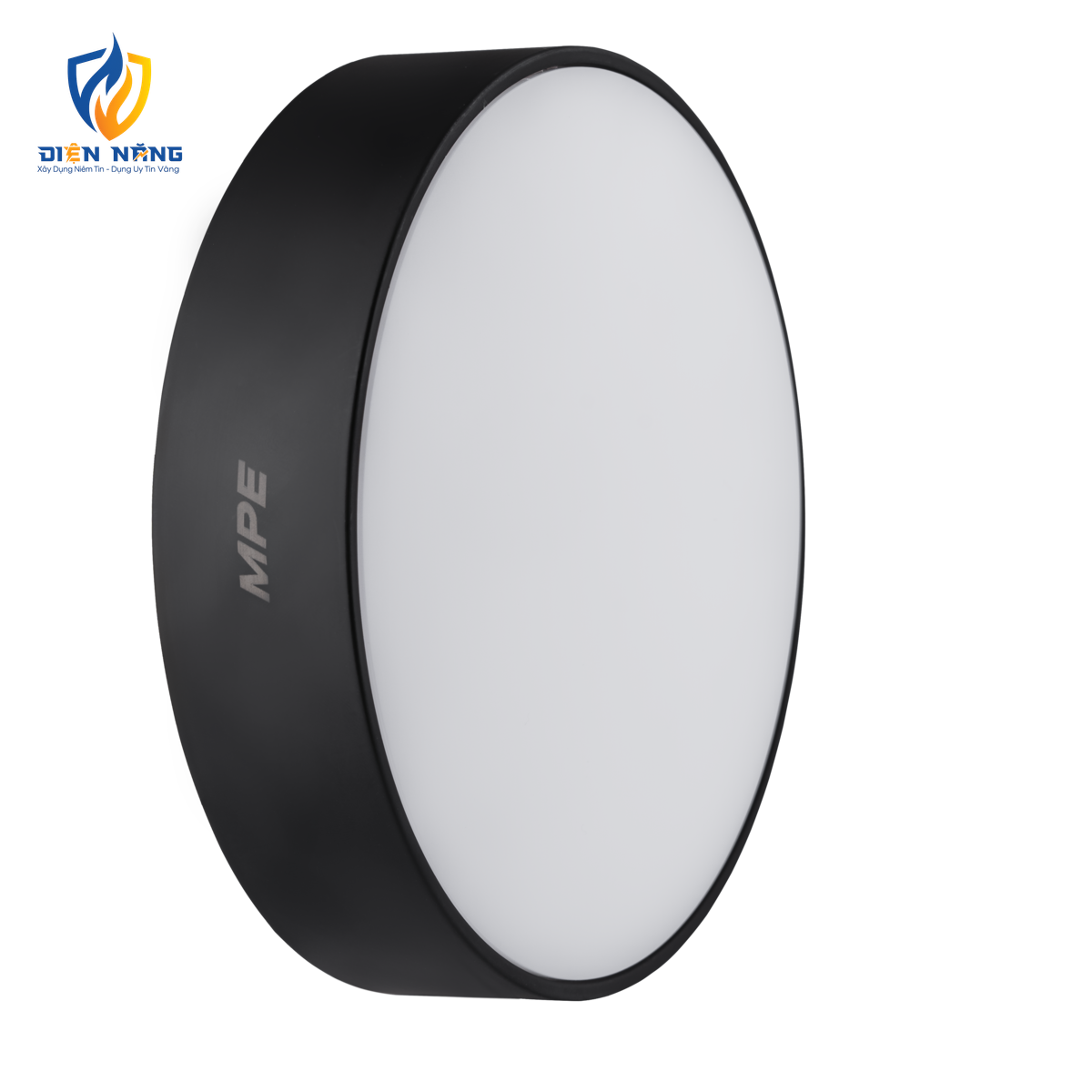 LED Downlight ốp nổi tràn viền đen, mặt tròn 24W ánh sáng trắng SRDLB-24T - anh 2