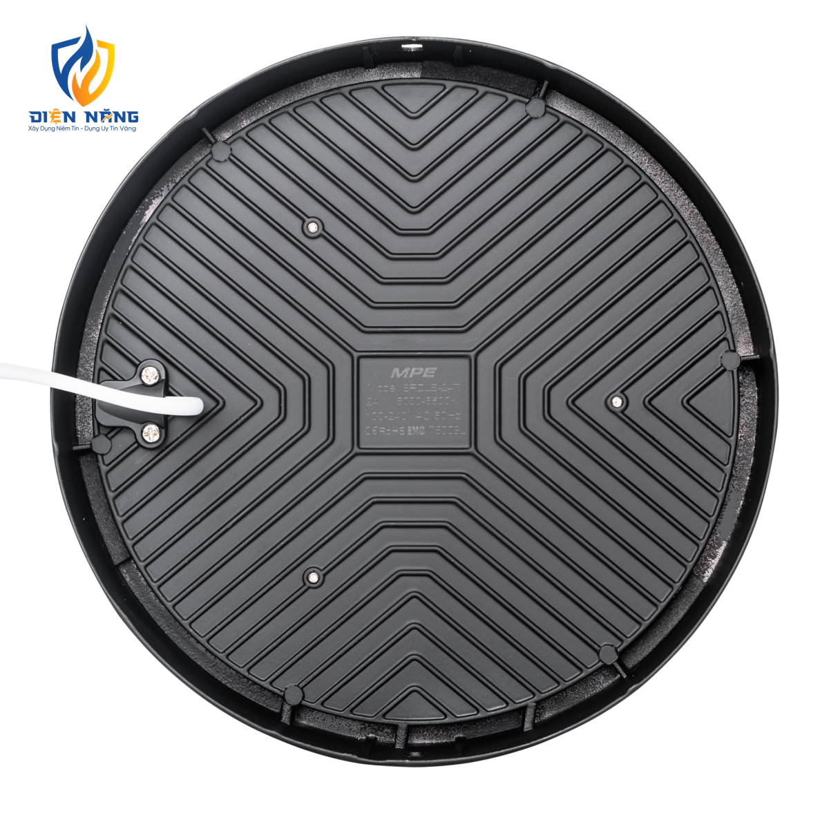 LED Downlight ốp nổi tràn viền đen, mặt tròn 24W ánh sáng trắng SRDLB-24T - anh 3