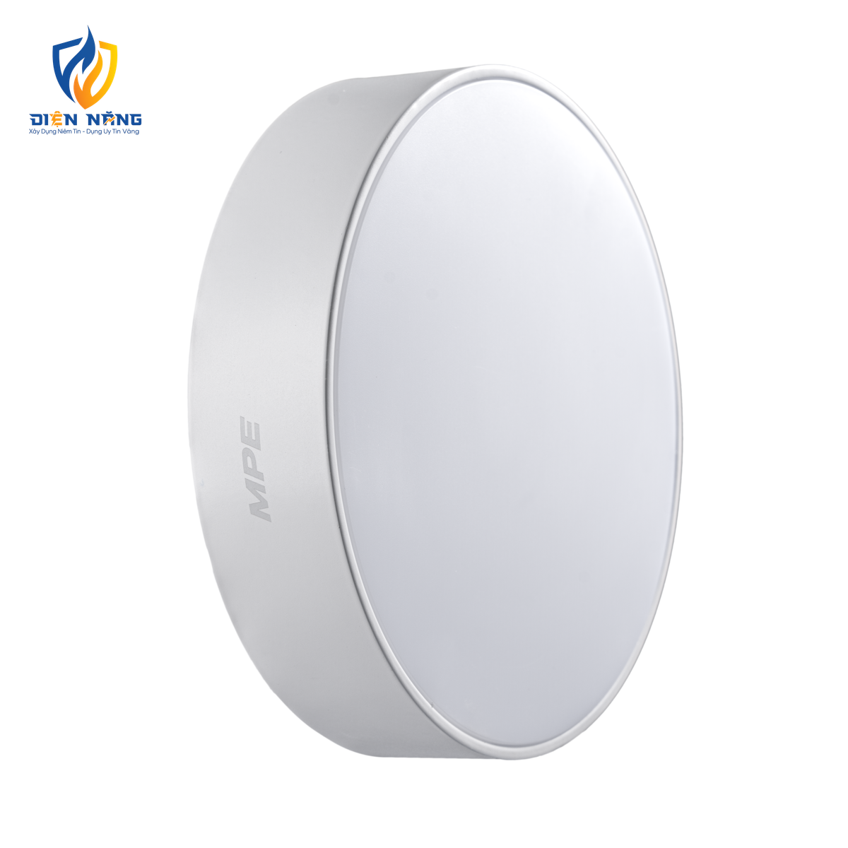 LED Downlight ốp nổi tràn viền trắng, mặt tròn 24W ánh sáng vàng SRDL-24V - anh 2