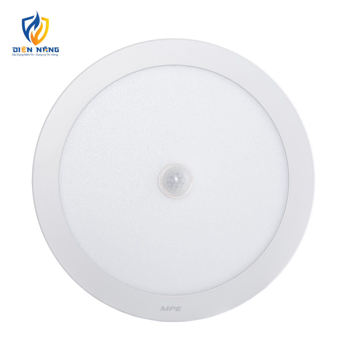 LED Panel ốp nổi nhôm, mặt tròn, cảm biến chuyển động 18W ánh sáng trắng SRPL-18T/MS - anh 2