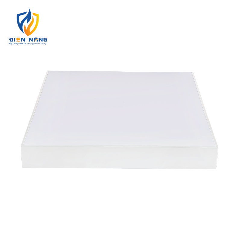 LED Downlight ốp nổi tràn viền trắng, mặt vuông 48W ánh sáng vàng SSDL-48V - anh 2