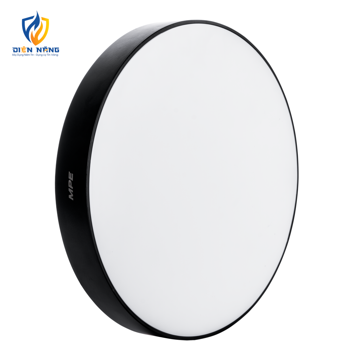 LED Downlight ốp nổi tràn viền đen, mặt tròn 48W - 3 chế độ màu SRDLB-48/3C - anh 2