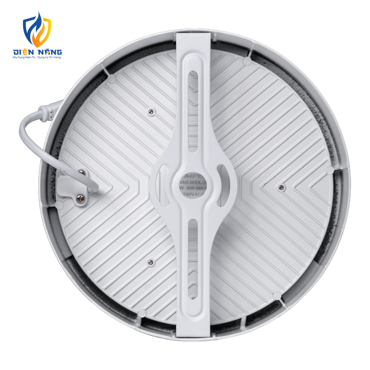 LED Downlight ốp nổi tràn viền trắng, mặt tròn 24W - 3 chế độ màu SRDL-24/3C - anh 3