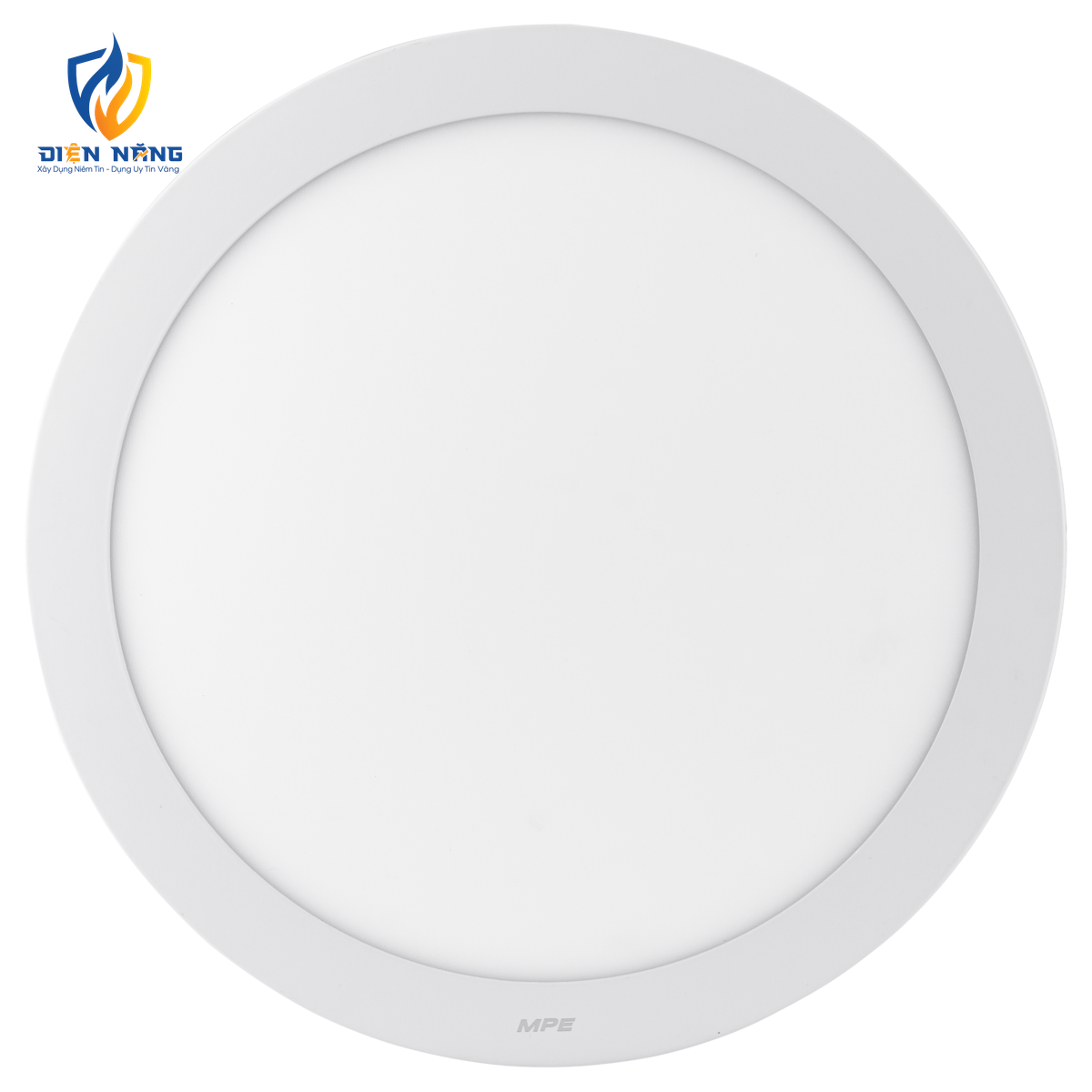 LED Panel ốp nổi nhôm, mặt tròn, điều chỉnh độ sáng 24W ánh sáng vàng SRPL-24V/DIM