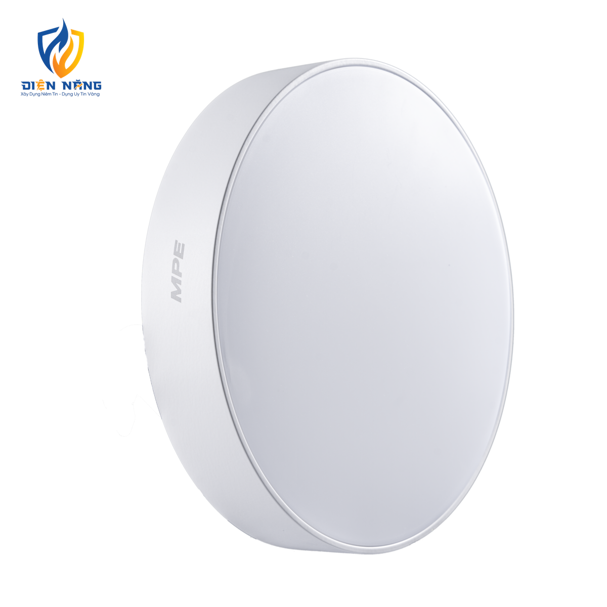 LED Downlight ốp nổi tràn viền trắng, mặt tròn 32W ánh sáng vàng SRDL-32V - anh 2