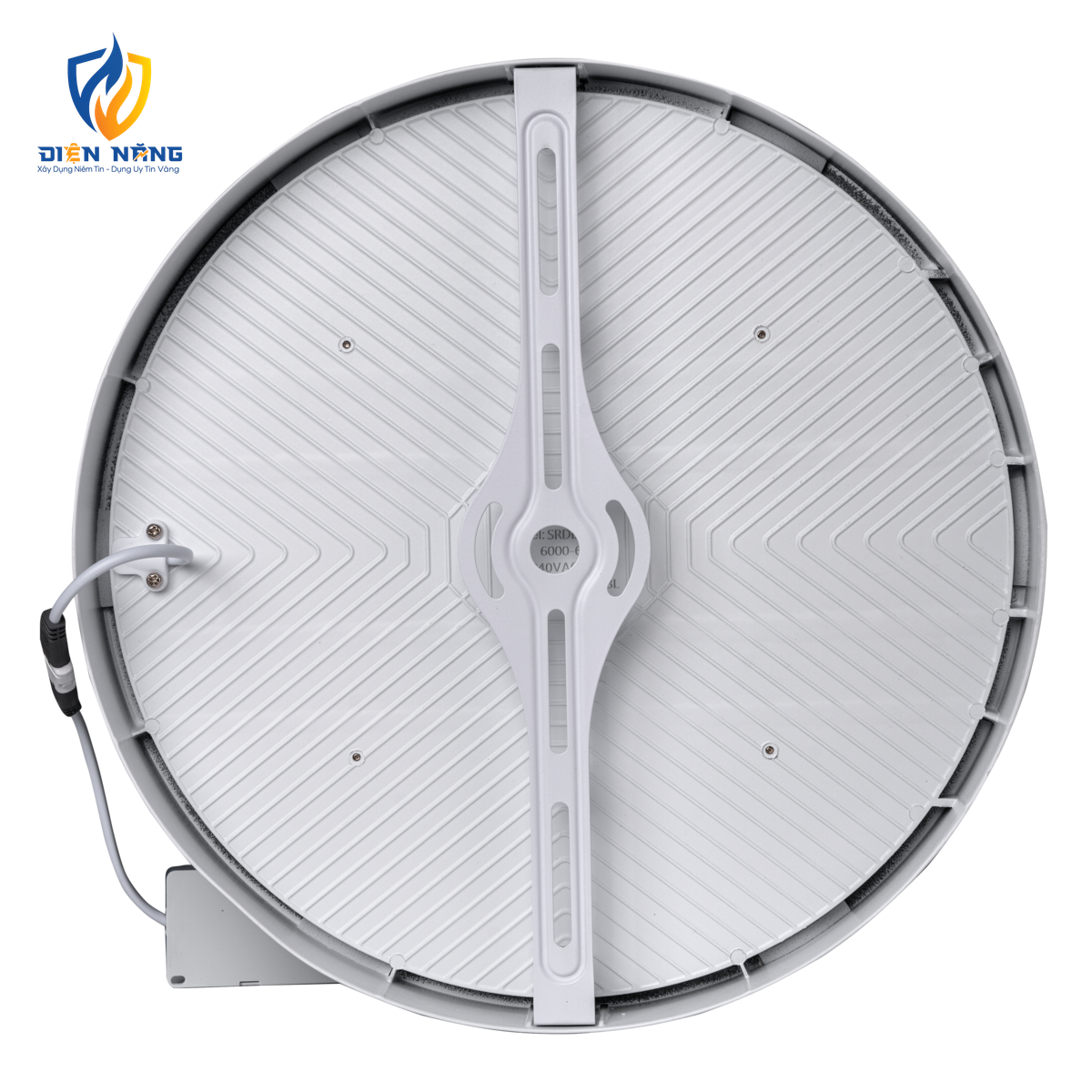 LED Downlight ốp nổi tràn viền trắng, mặt tròn 48W ánh sáng trắng SRDL-48T - anh 4