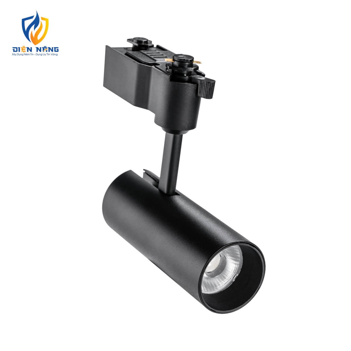 LED chiếu điểm gắn ray màu đen 8W ánh sáng vàng TSLB2-8V