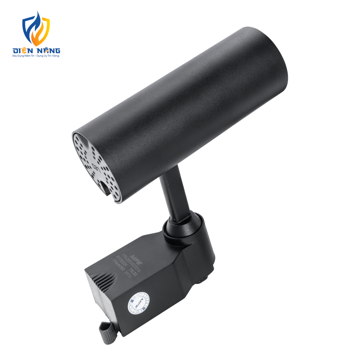 LED chiếu điểm gắn ray màu đen 8W ánh sáng vàng TSLB2-8V - anh 2