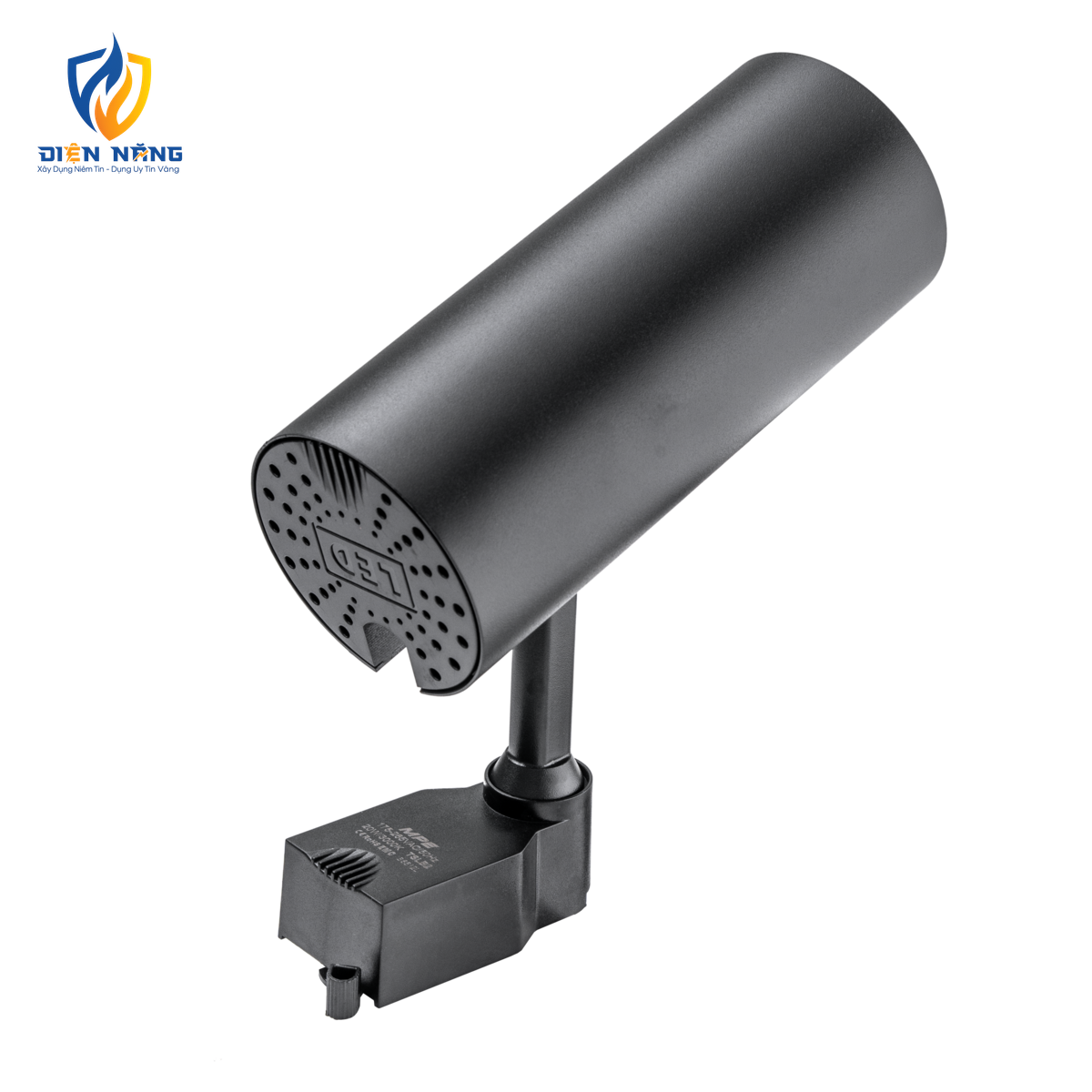 LED chiếu điểm gắn ray màu đen 20W ánh sáng vàng TSLB2-20V - anh 2
