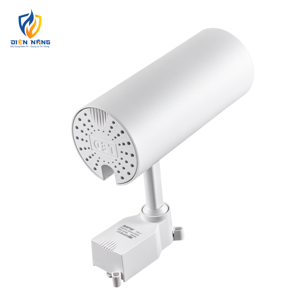 LED chiếu điểm gắn ray màu trắng 25W ánh sáng vàng TSL2-25V - anh 2