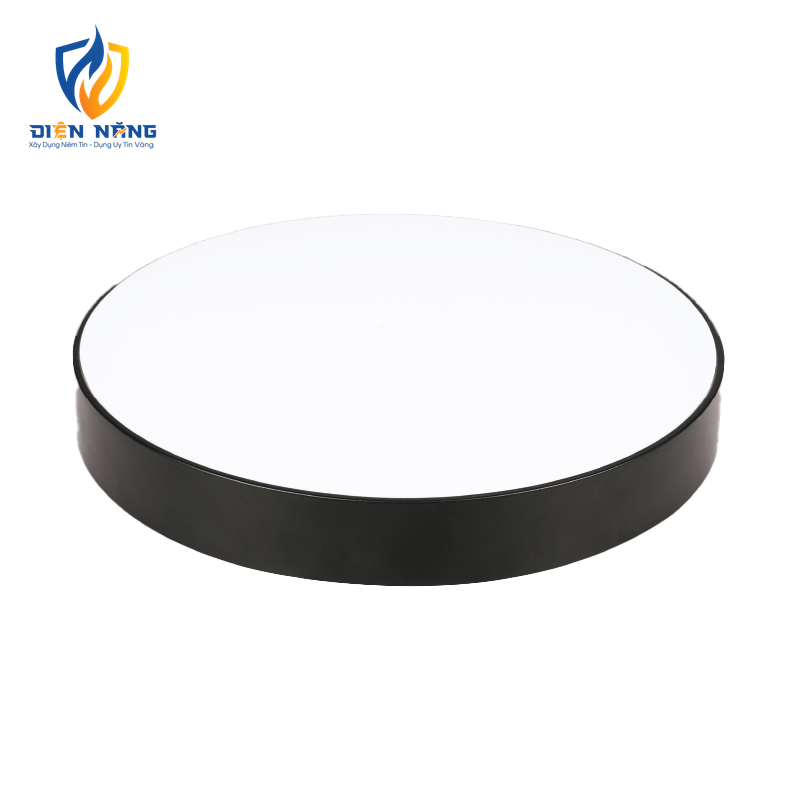 LED Downlight ốp nổi tràn viền đen, mặt tròn 48W ánh sáng trung tính SRDLB-48N - anh 2