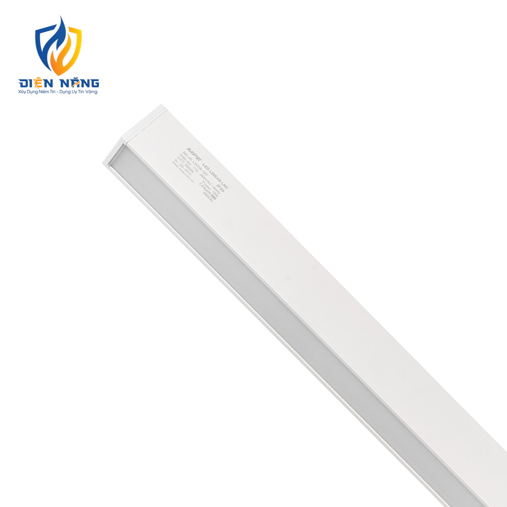 LED thanh điểm nối có đèn thân trắng 19W ánh sáng trắng LNCW-19T