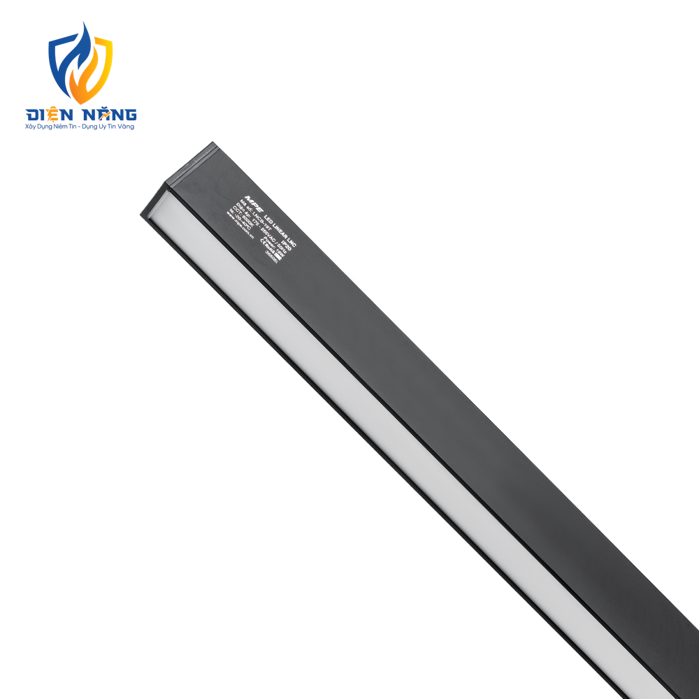 LED thanh điểm nối có đèn thân đen 19W ánh sáng trắng LNCB-19T