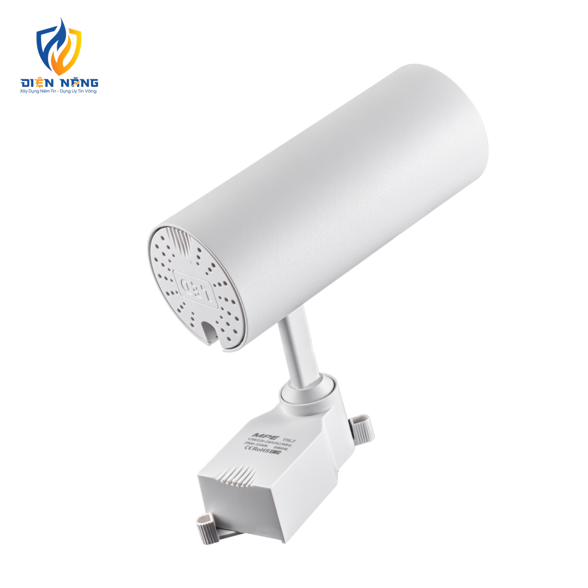 LED chiếu điểm gắn ray màu trắng 12W ánh sáng vàng TSL2-12V - anh 2