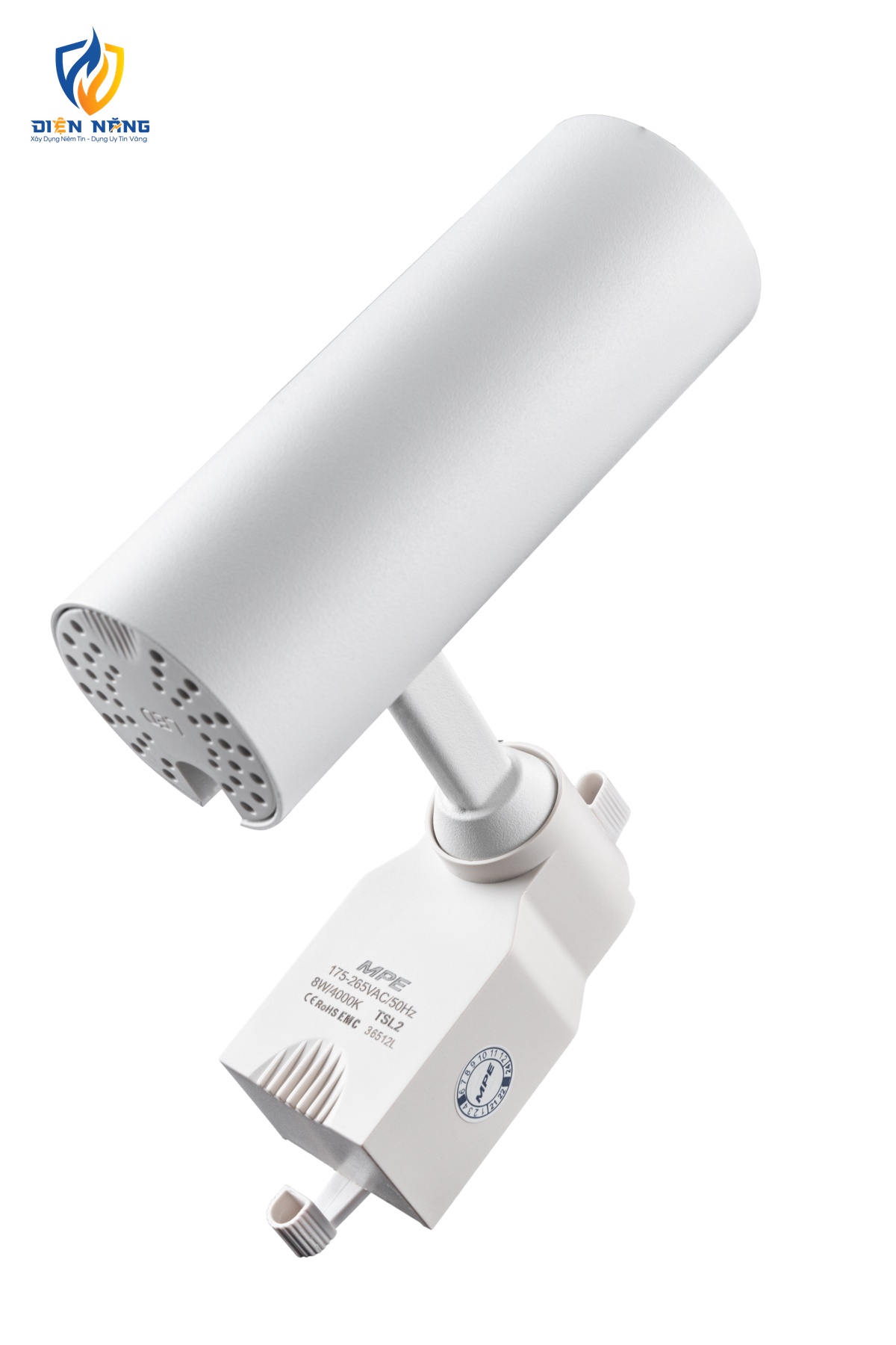 LED chiếu điểm gắn ray màu trắng 8W ánh sáng trung tính TSL2-8N - anh 2