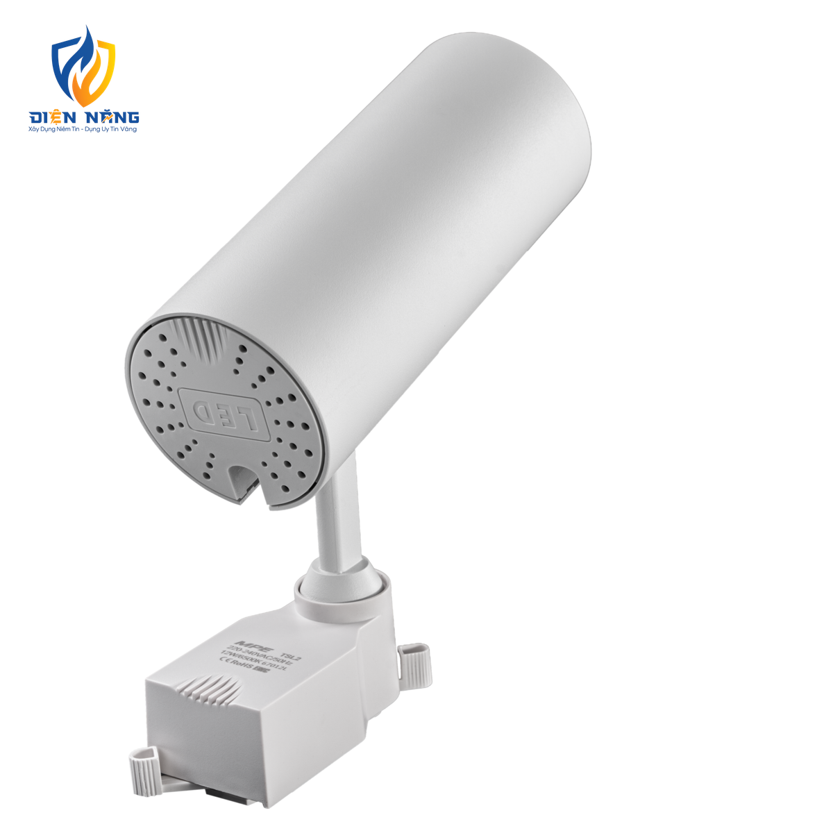 LED chiếu điểm gắn ray màu trắng 12W ánh sáng trắng TSL2-12T - anh 2