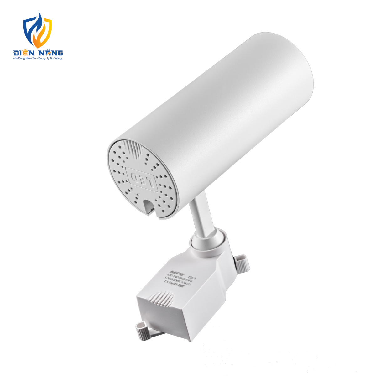 LED chiếu điểm gắn ray màu trắng 12W ánh sáng trung tính TSL2-12N - anh 2