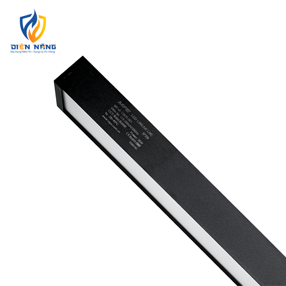LED thanh thân đen 36W ánh sáng trắng LNEB-36T