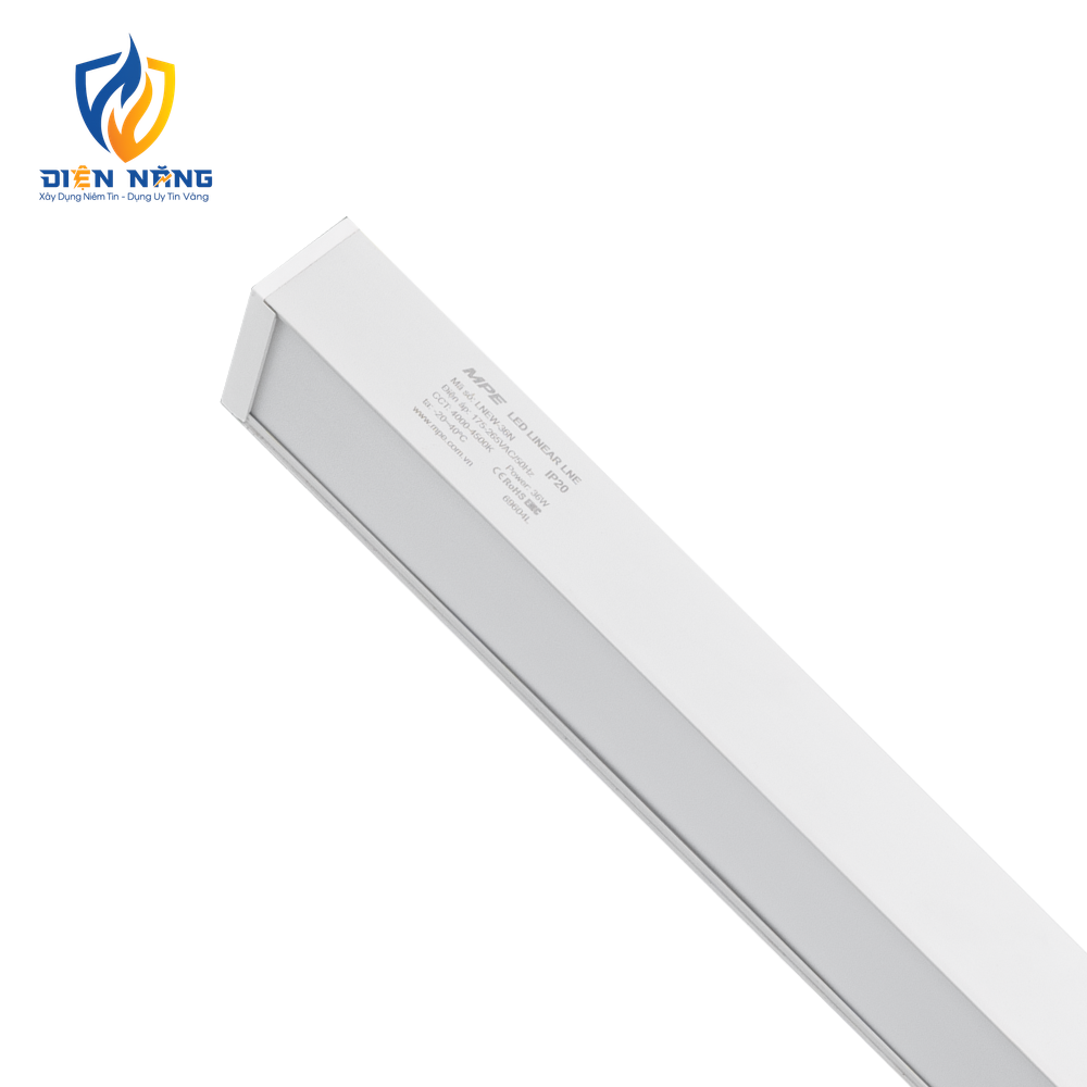 LED thanh thân trắng 36W ánh sáng trung tính LNEW-36N